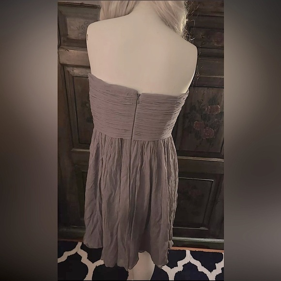 J.CREW Collection Silk Chiffon ‘Arabelle’ Strapless. Beach Party. Has a Flaw! - Picture 3 of 13